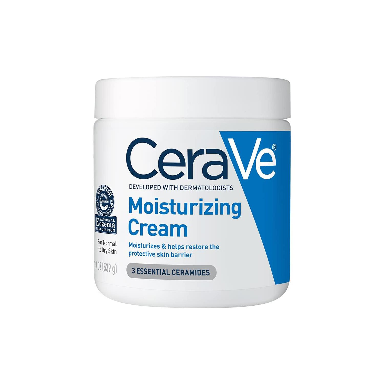 CeraVe Moisturizing Cream For Dry To Very Dry Skin 19oz (535gm)